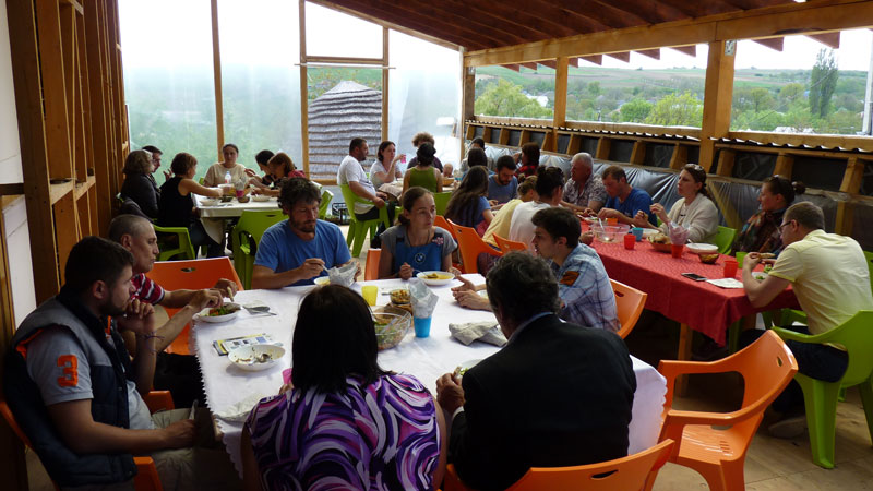 Eco Training Center dining area